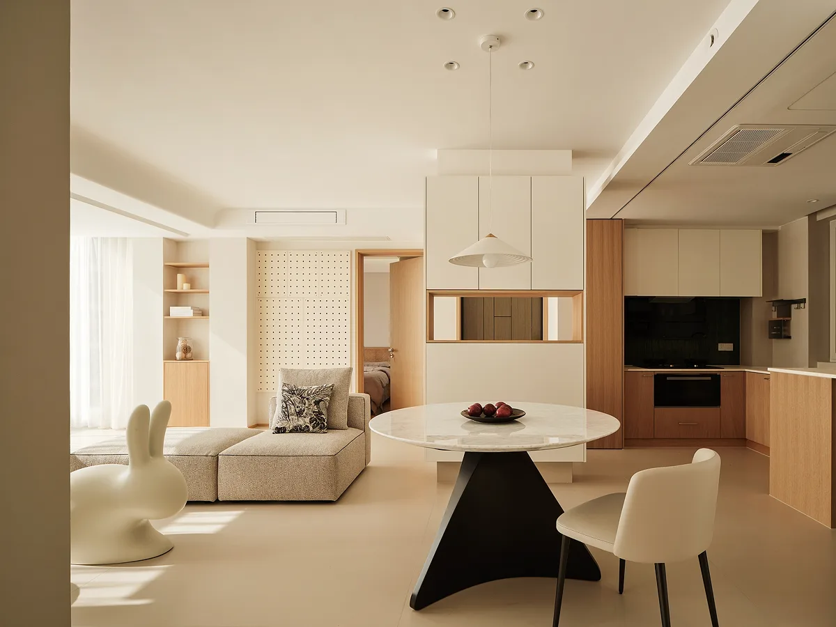 A room with furniture and lighting by Illuminations