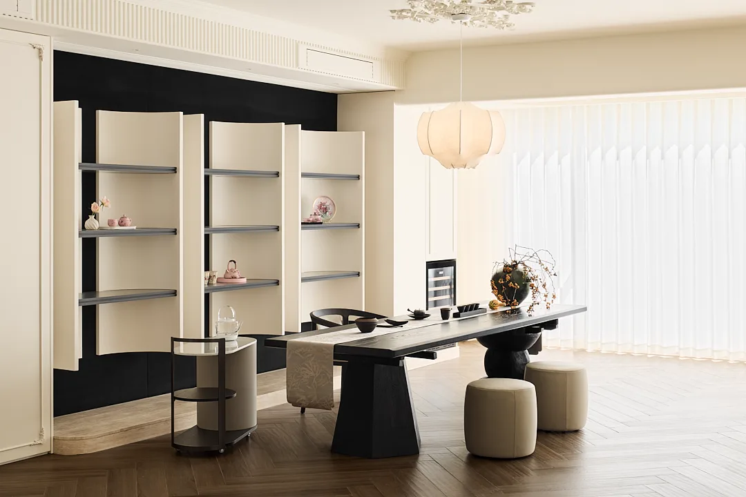 A room with furniture and lighting by Illuminations